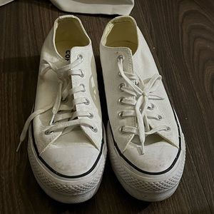 White converse women’s 8.5